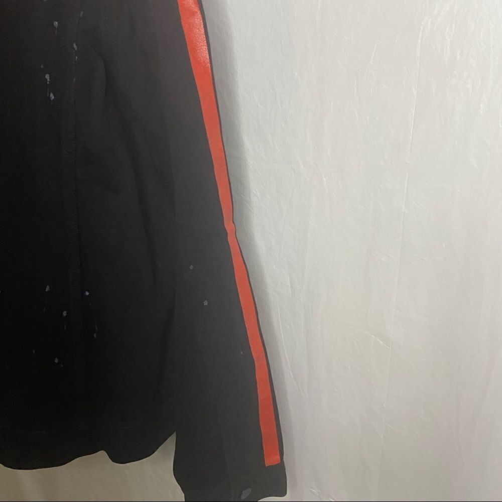 Black & Red Fashion Nova Men denim jacket Size XL - Picture 5 of 8